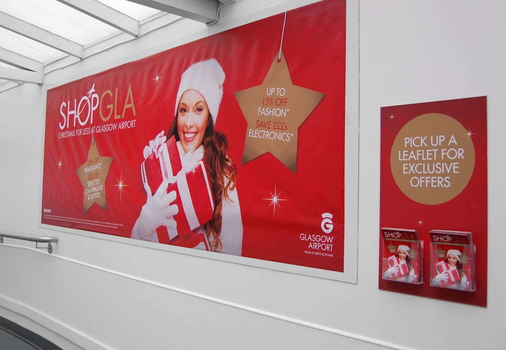 Glasgow Airport Christmas 2016 Campaign