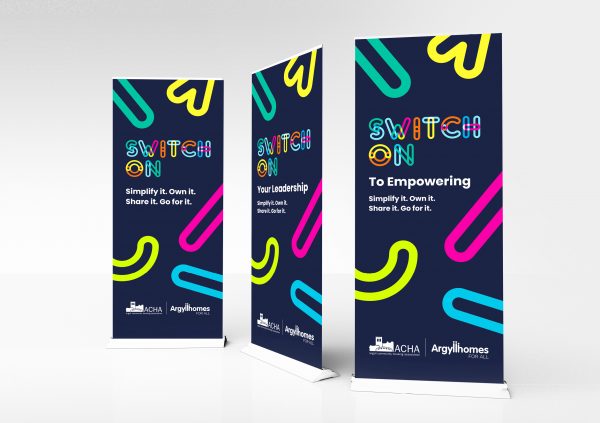Argyll Community Housing Association | Internal Comms Project Banners | Designline Creative