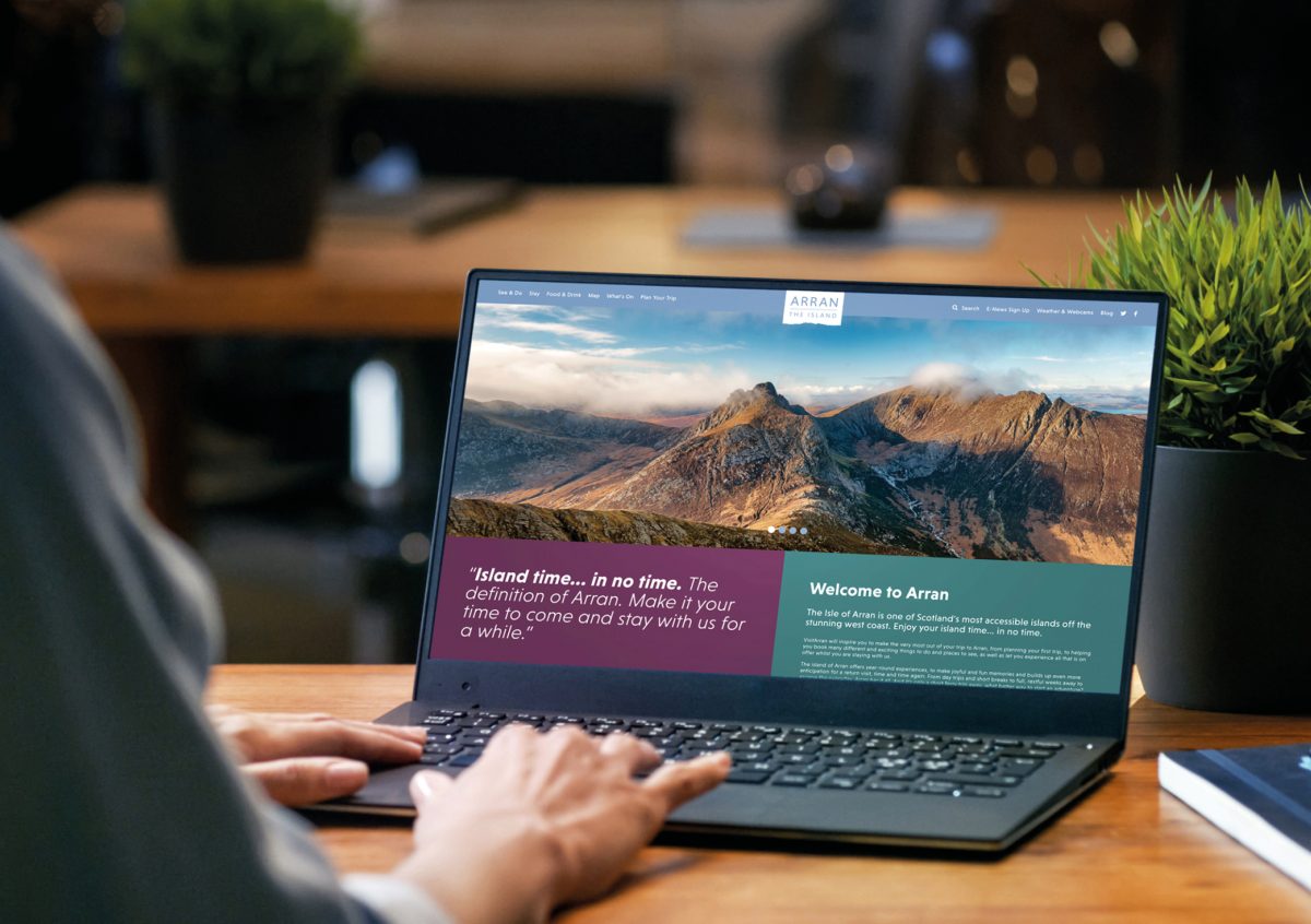 VisitArran | Website Design & Development | Designline Creative