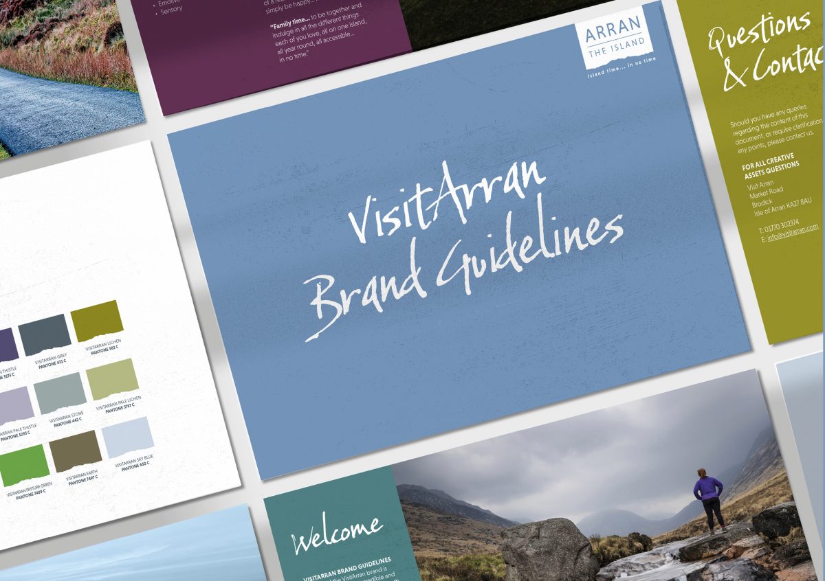 VisitArran | Brand Development & Guidelines | Designline Creative