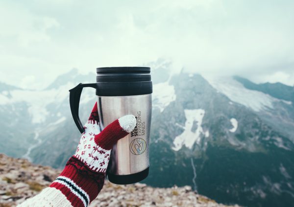 Wonder Seekers Brand on Mug | Designline Creative